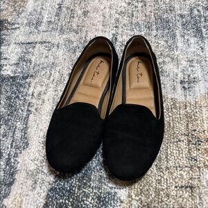 Me Too Black Women's Slip-On Ballet Flats